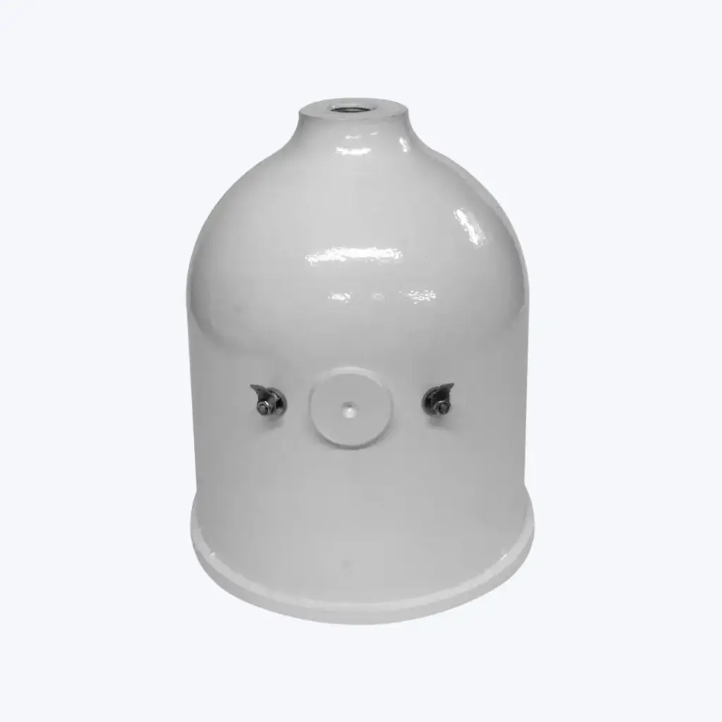 METAL BOWL WITH CONTACTS SWK-2000/40 RAL 7035 light grey